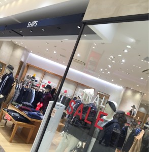 セール店頭