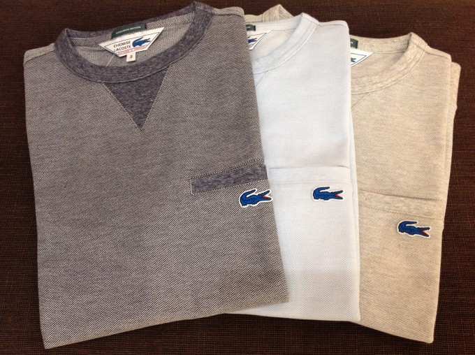 ラコステ　クルーネック