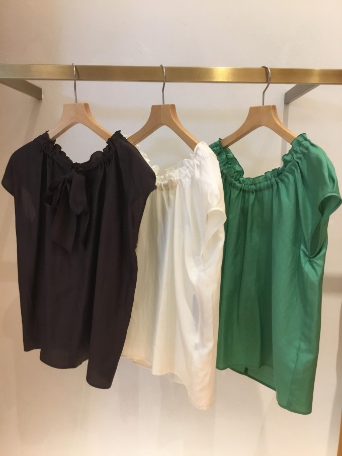 リボン2WAYブラウス