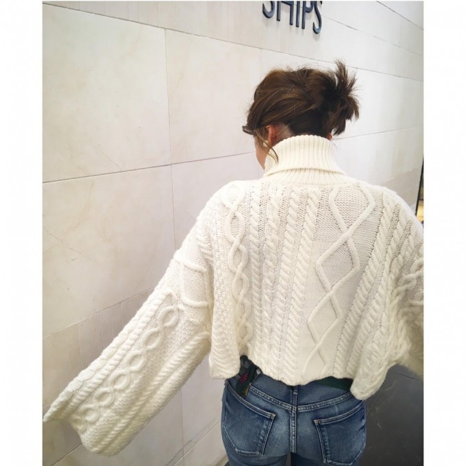 エリン ケーブルニット