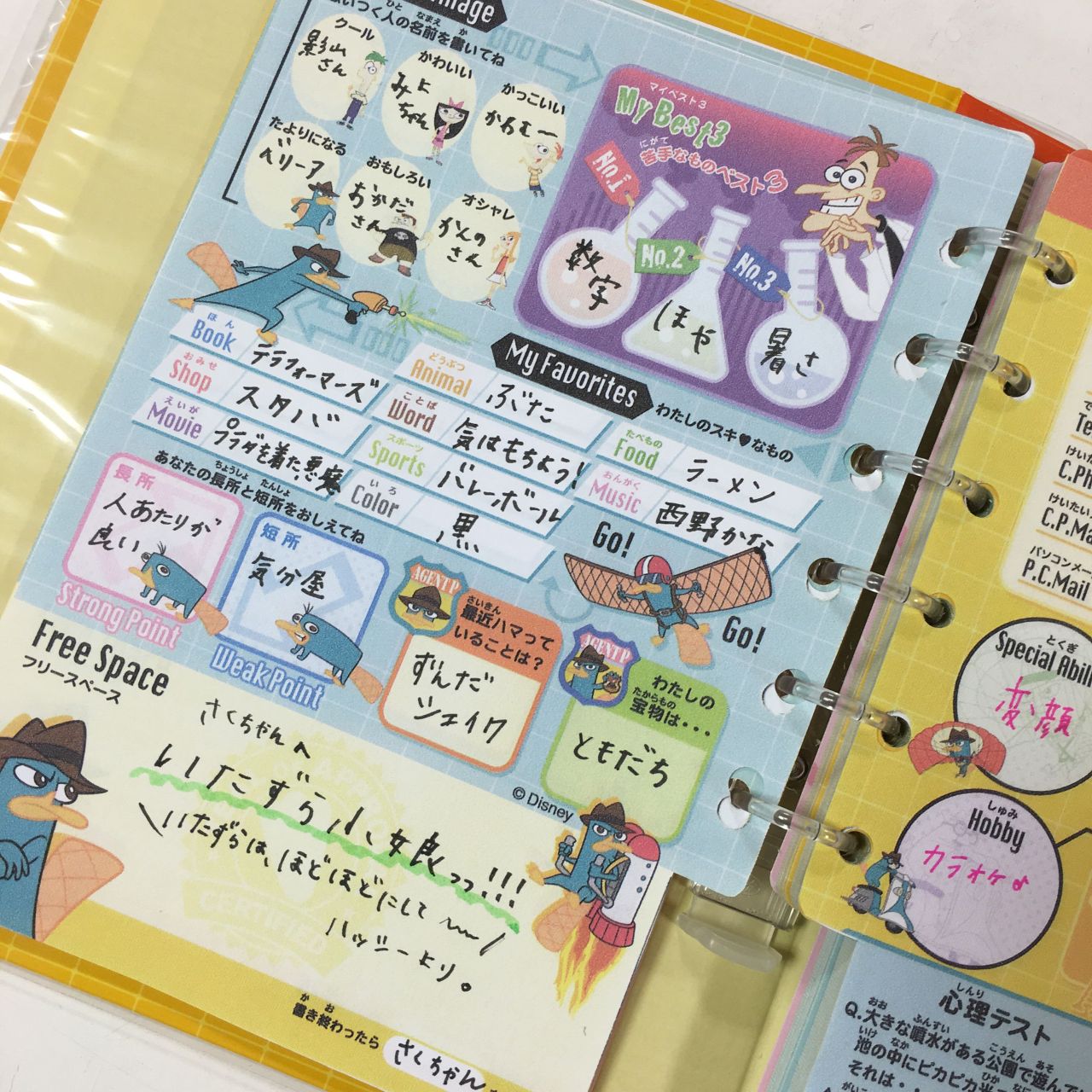 なつかしの プロフィール帳 Rainbow Spectrum 仙台ロフト アントレックス公式ブログ