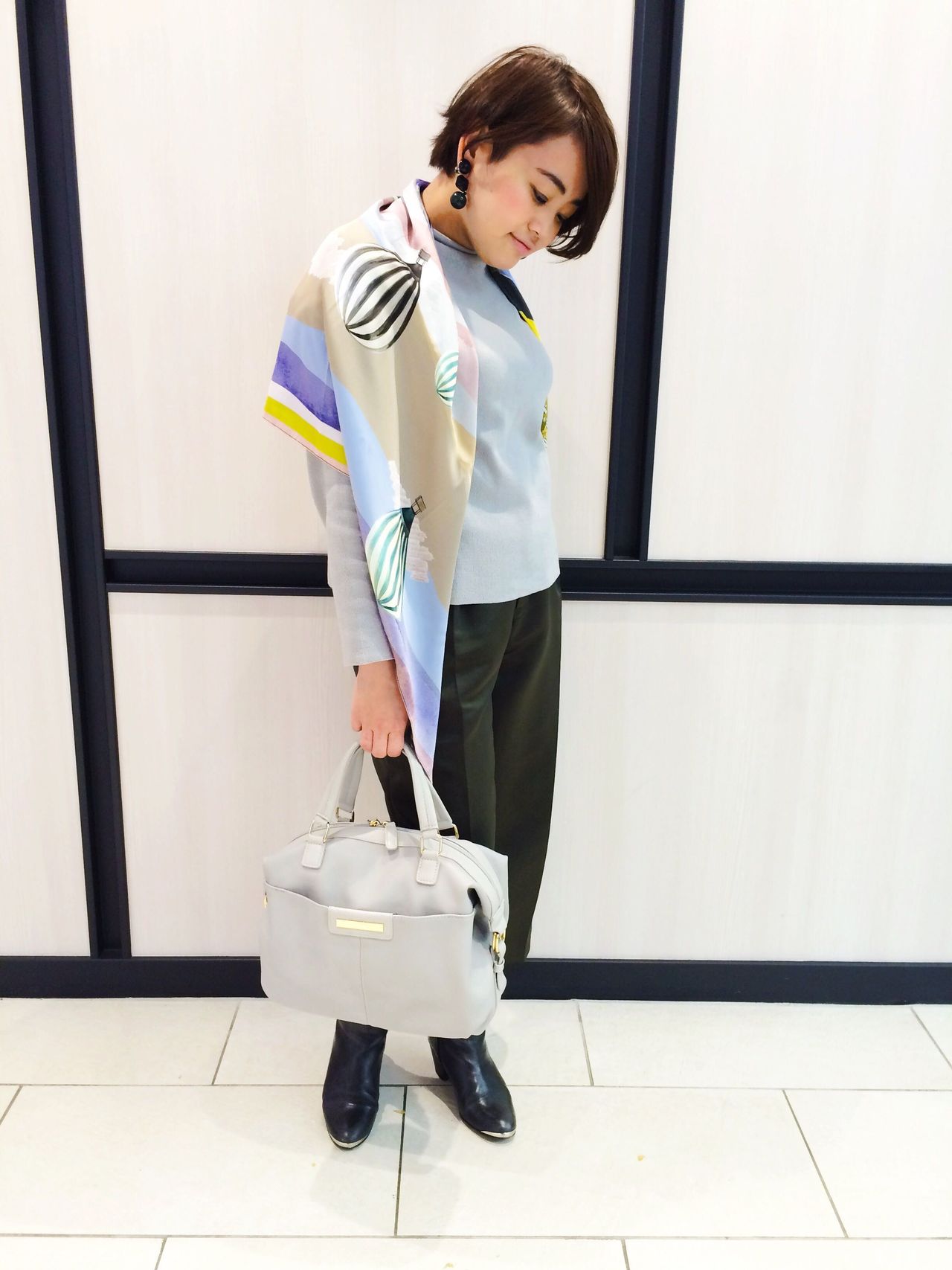 《New》お出かけにお洒落なボストンバッ...