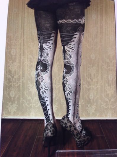 アビエタージュ タイツ corset tights VICTORIAN -russian gray